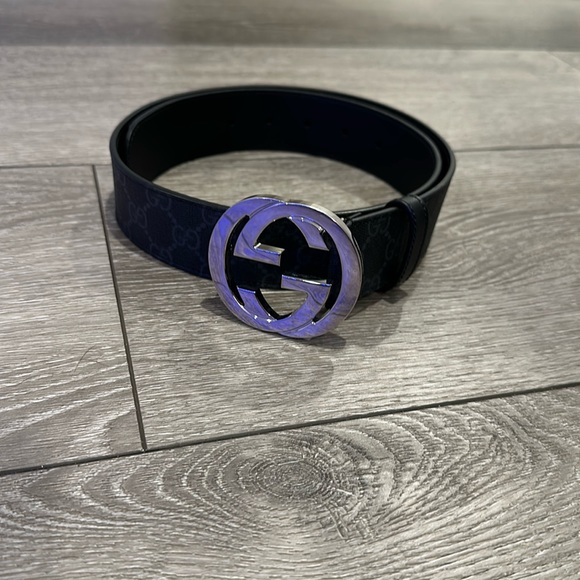 Monogram GG Men’s Gucci Belt - Picture 1 of 6